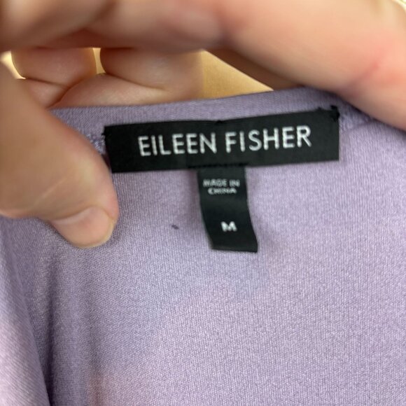 Eileen Fisher blouse, size Medium, 100% silk, sleeveless, summer, party, dressy - Picture 6 of 8